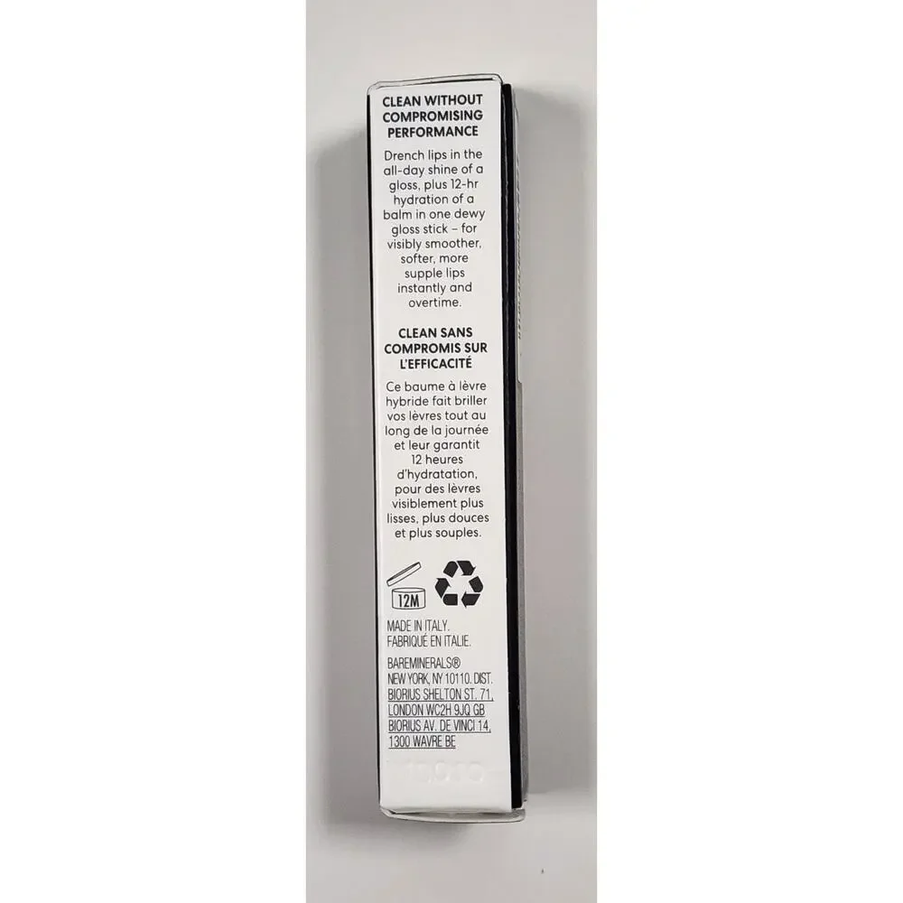 bareMinerals Mineralist Dewy Lip Gloss-Balm 24-hour Hydration 0.1oz - Soul‎